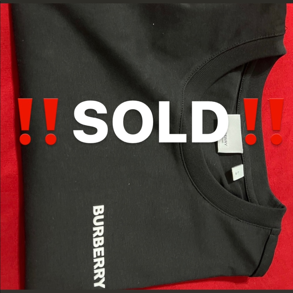 ‼️SOLD‼️on Mercari Burberry t shirt used like new